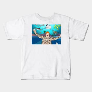 Matty Chef Canada Matheson Under Ocean Art Funny Kids T-Shirt